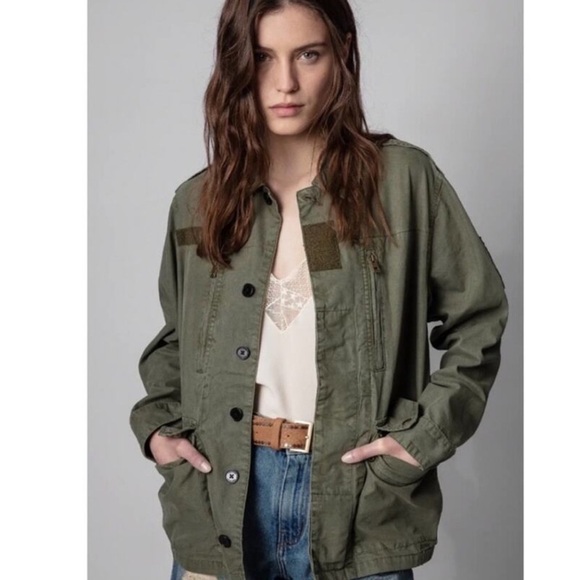 Zadig & Voltaire Jackets & Blazers - Zadig & Voltaire Lave Military Jacket- Small.